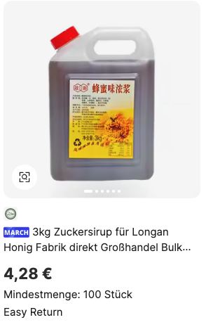 Honigfälschung aus China